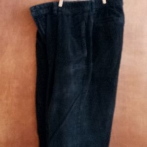 Men's Club Room 33x30 Black Corduroy Slacks